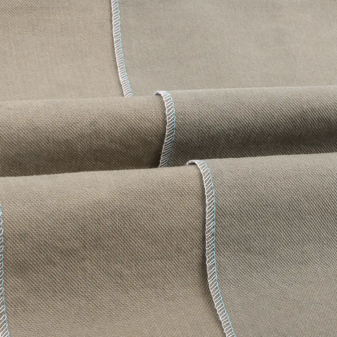 China Fabric for Pants,Denim Jacket Tencel/Cotton Denim Denim Cotton Lyocell KHAKI color buy from China wholesaler bulk order at wholesale price free worldwide shipping Alibaba
