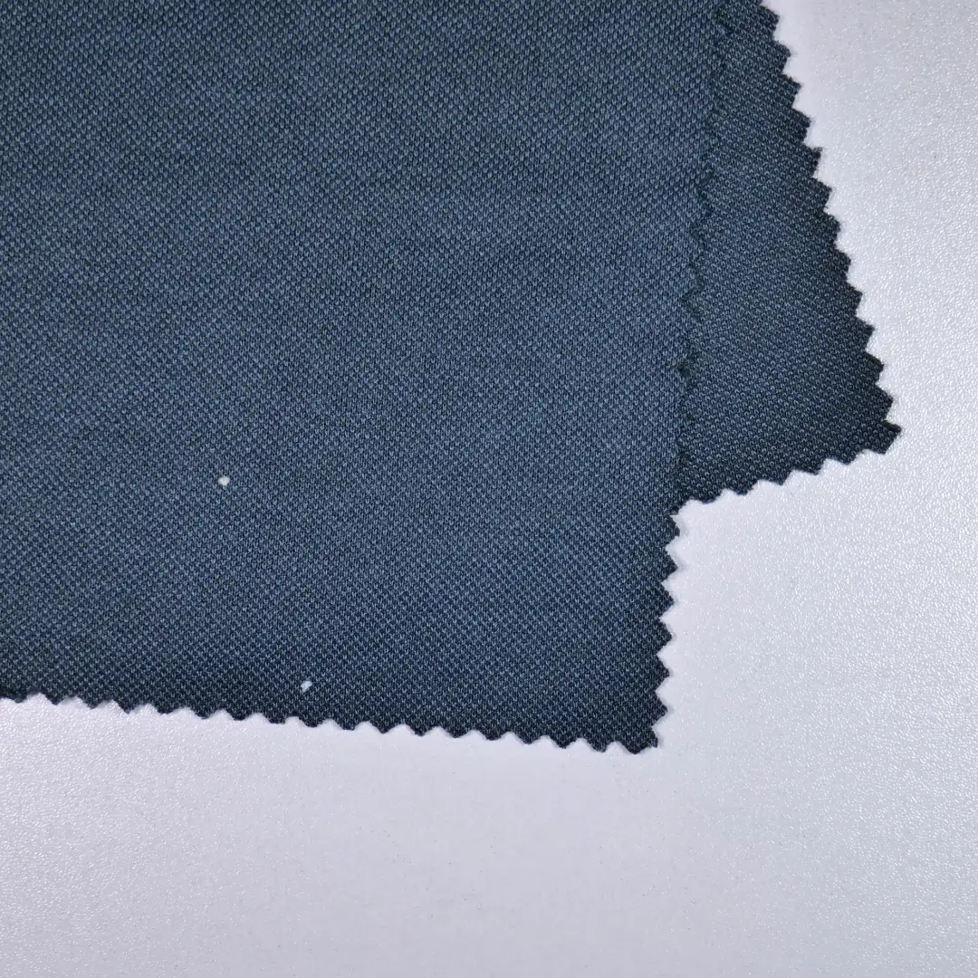 China Fabric for T-Shirt,Polo Shirt Pique Knit Fabric Rayon Polyester Dark blue color buy from China wholesaler bulk order at wholesale price free worldwide shipping Alibaba