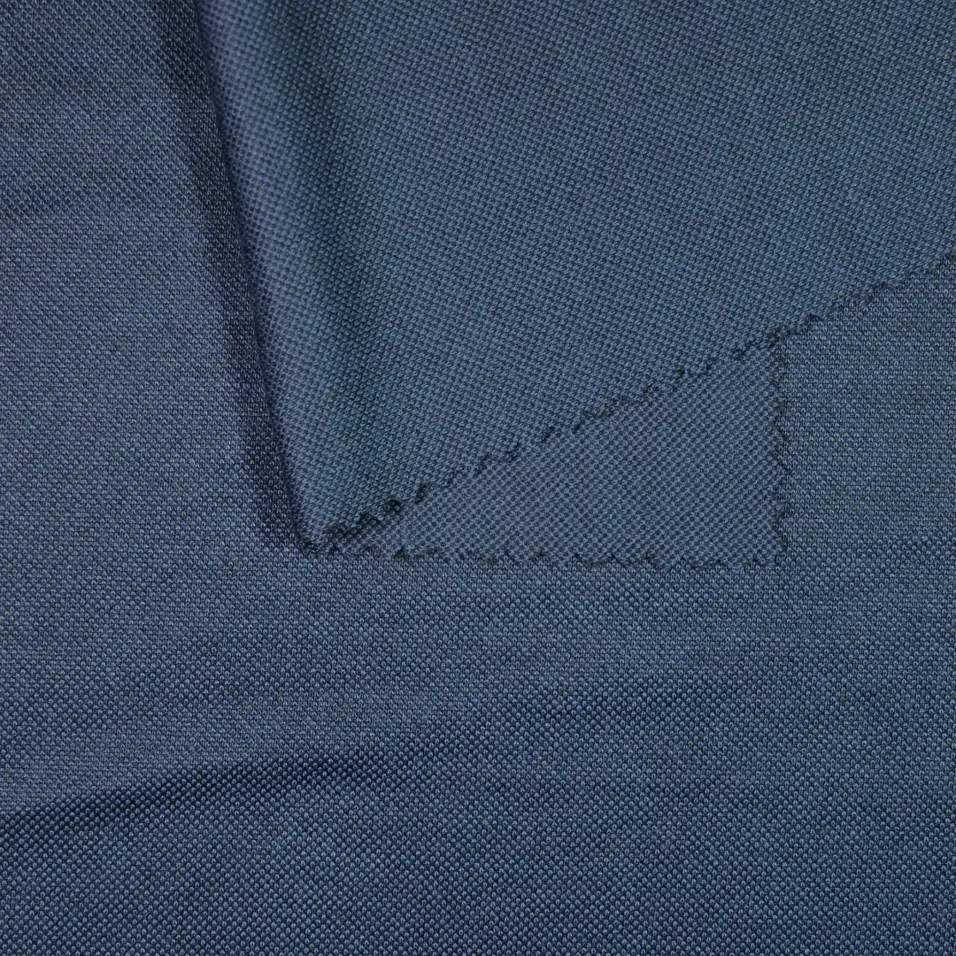 China Fabric for T-Shirt,Polo Shirt Pique Knit Fabric Rayon Polyester Dark blue color buy from China wholesaler bulk order at wholesale price free worldwide shipping Alibaba