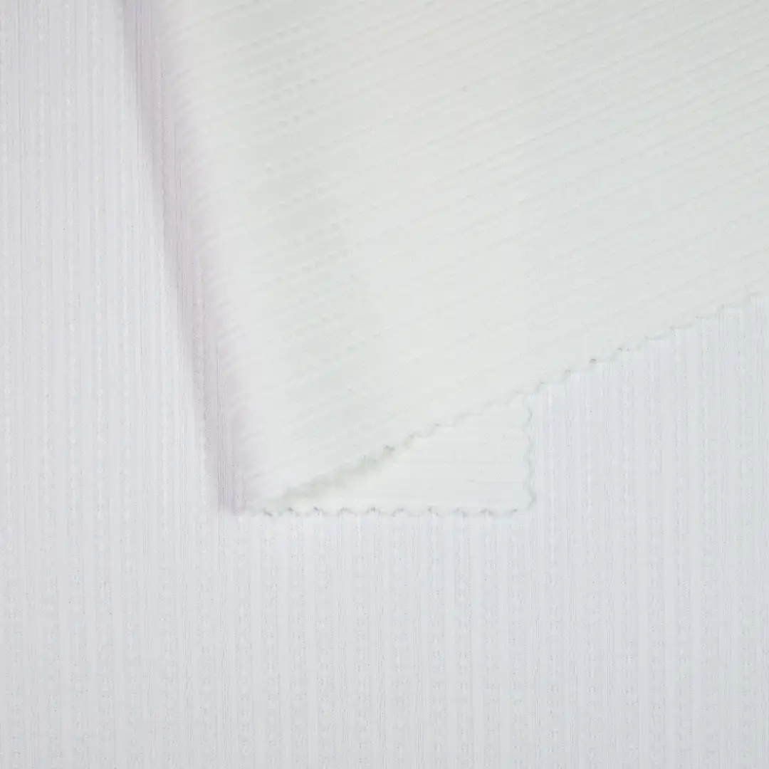 China Fabric for Hoodie   Jacquard Knit Fabric Polyester Spandex white color buy from China wholesaler bulk order at wholesale price free worldwide shipping Alibaba
