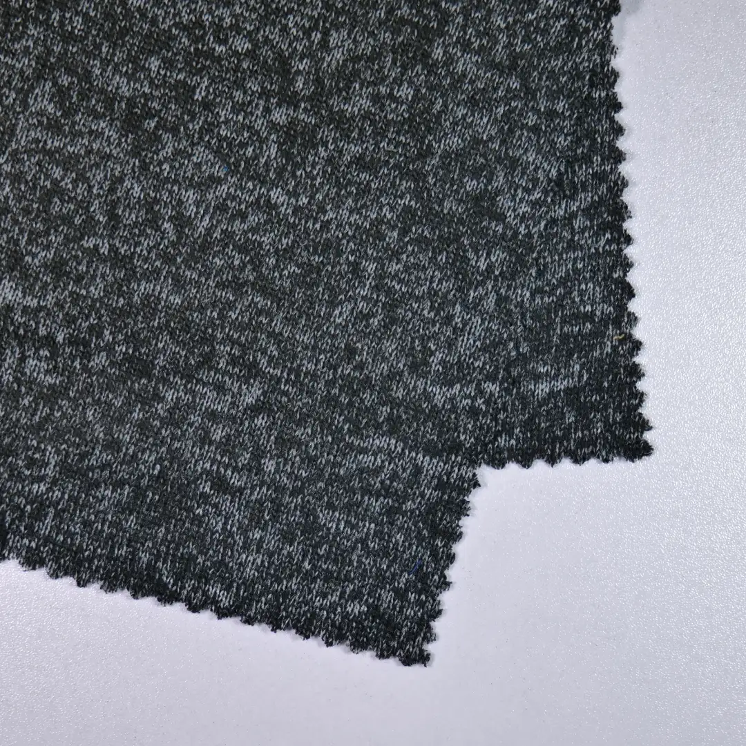 China Fabric for Open Cardigan  Hacci Knit Fabric Rayon Polyester Spandex grey color buy from China wholesaler bulk order at wholesale price free worldwide shipping Alibaba