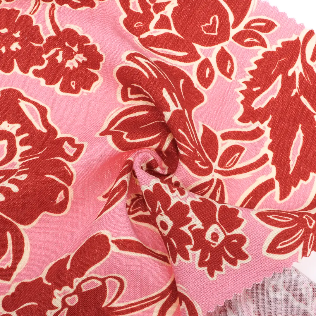 China Fabric for Crop Top,Dresses (Pullover) ,Skirt  Viscose Print Natural Woven Fabric Rayon printing color buy from China wholesaler bulk order at wholesale price free worldwide shipping Alibaba