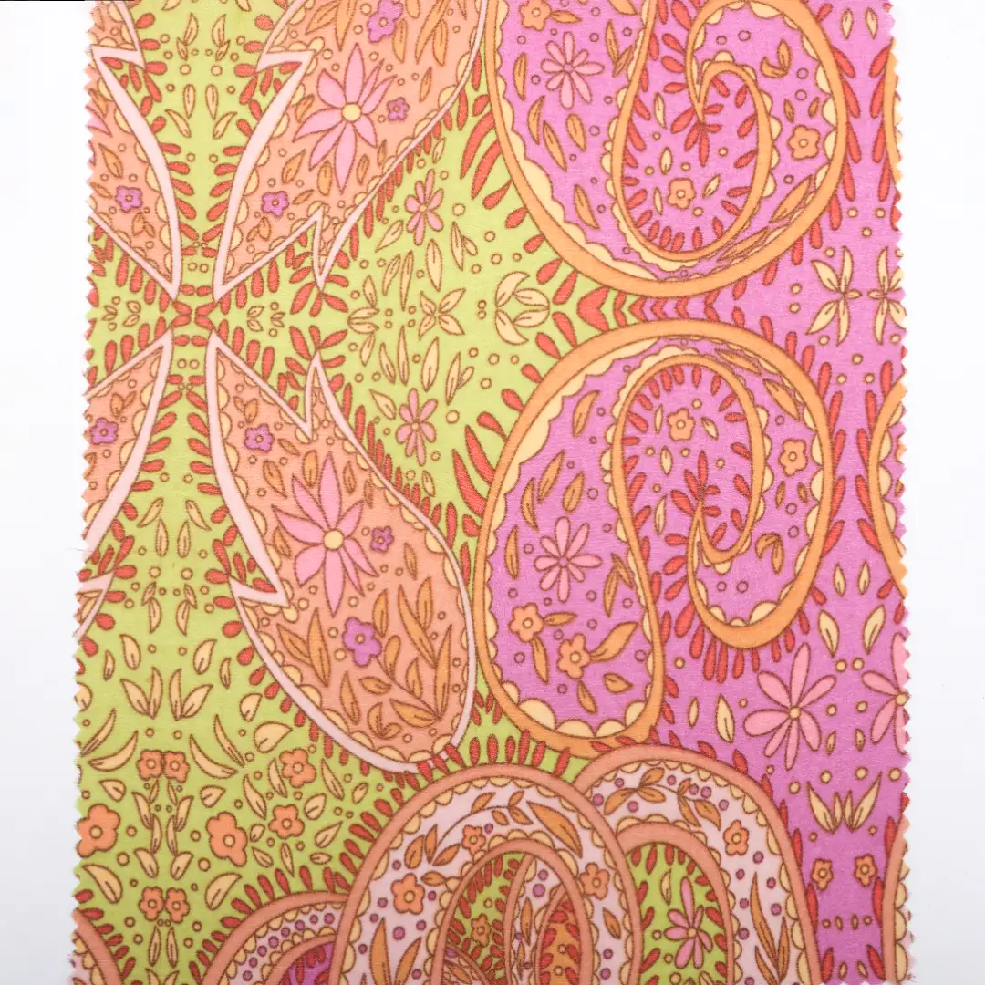 China Fabric for Crop Top,Dresses (Pullover) ,Skirt  Polyester chiffon Synthetic Woven Fabric Polyester printing color buy from China wholesaler bulk order at wholesale price free worldwide shipping Alibaba