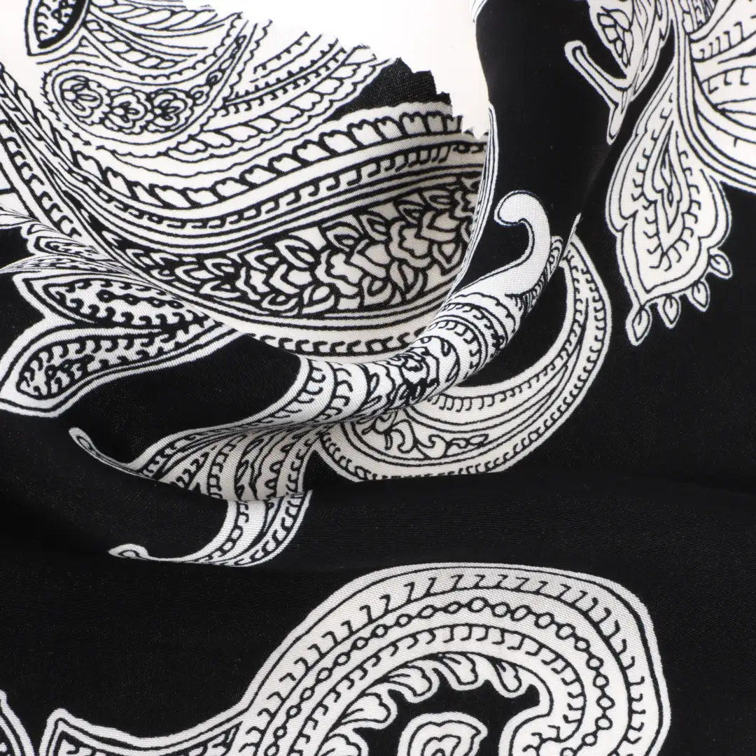 China Fabric for Blouse,Crop Top,Ladies Vest ,Skirt  Rayon Satin Natural Woven Fabric Viscose Rayon printing color buy from China wholesaler bulk order at wholesale price free worldwide shipping Alibaba