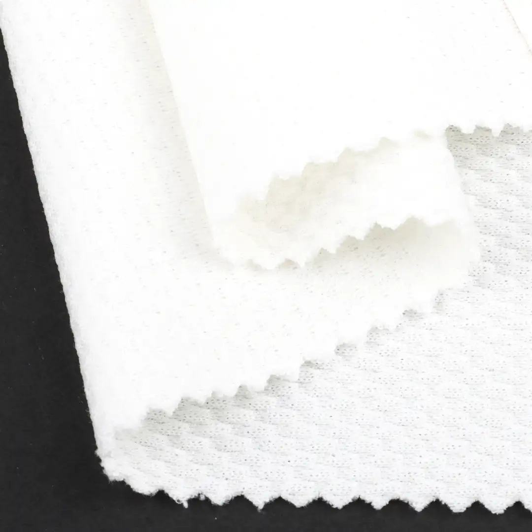 China Fabric for T-Shirt,Polo Shirt,Crop Top Jacquard Knit Fabric Polyester Spandex white color buy from China wholesaler bulk order at wholesale price free worldwide shipping Alibaba
