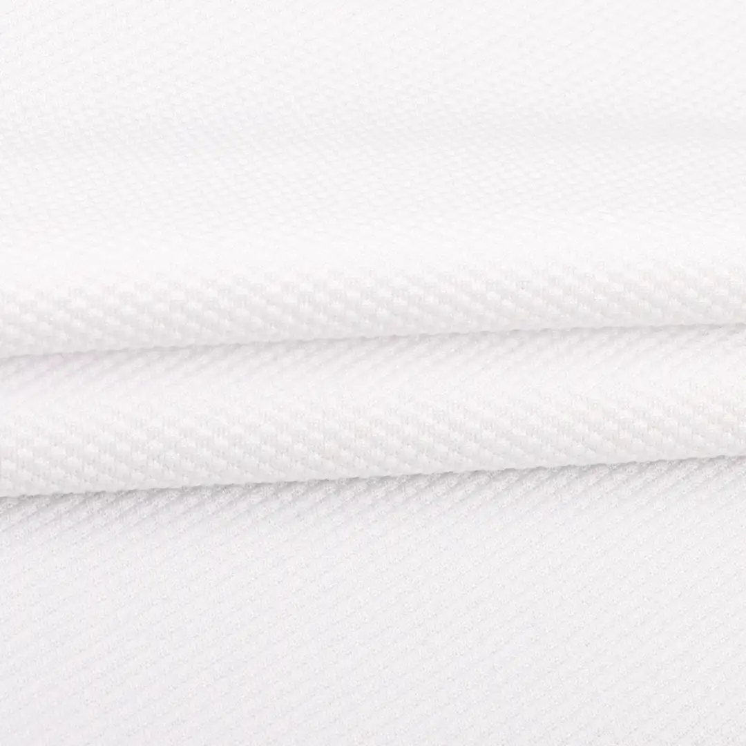China Fabric for T-Shirt,Polo Shirt,Crop Top Jacquard Knit Fabric Polyester Spandex white color buy from China wholesaler bulk order at wholesale price free worldwide shipping Alibaba