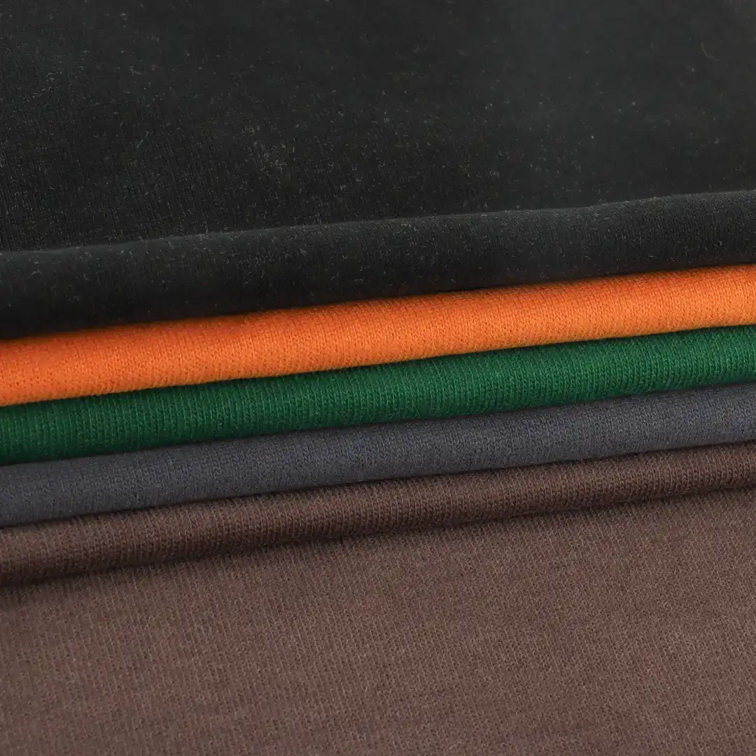 China Fabric for Jogger,Sweatshirt,Tracksuits Single Jersey Knit Fabric Cotton Olive Grey Red Black Orange Coffee Charcoal Prasinous Green Navy color buy from China wholesaler bulk order at wholesale price free worldwide shipping Alibaba