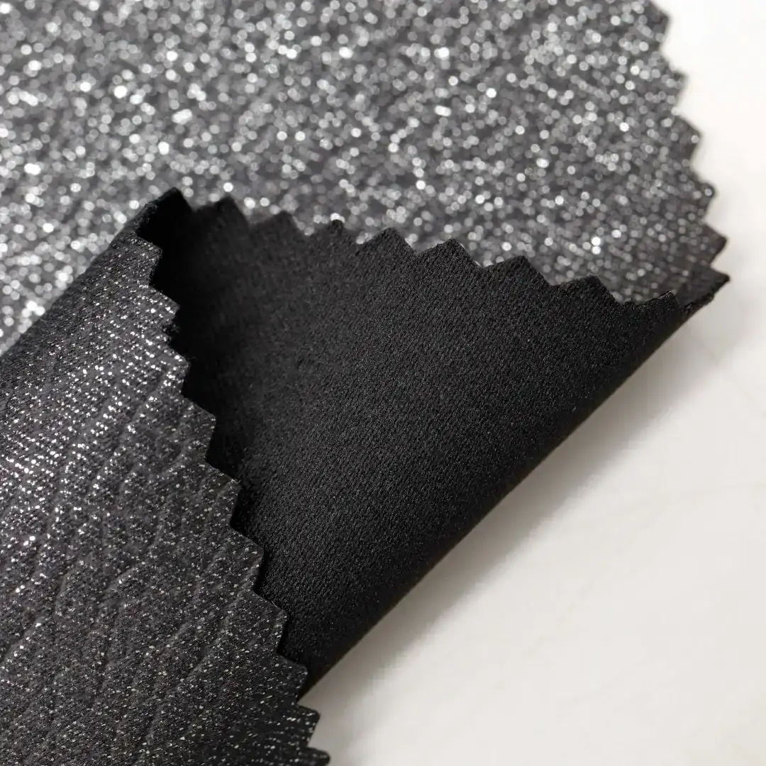 China Fabric for Denim Jacket,Bomber jacket Crepe Synthetic Woven Fabric Polyester black color buy from China wholesaler bulk order at wholesale price free worldwide shipping Alibaba