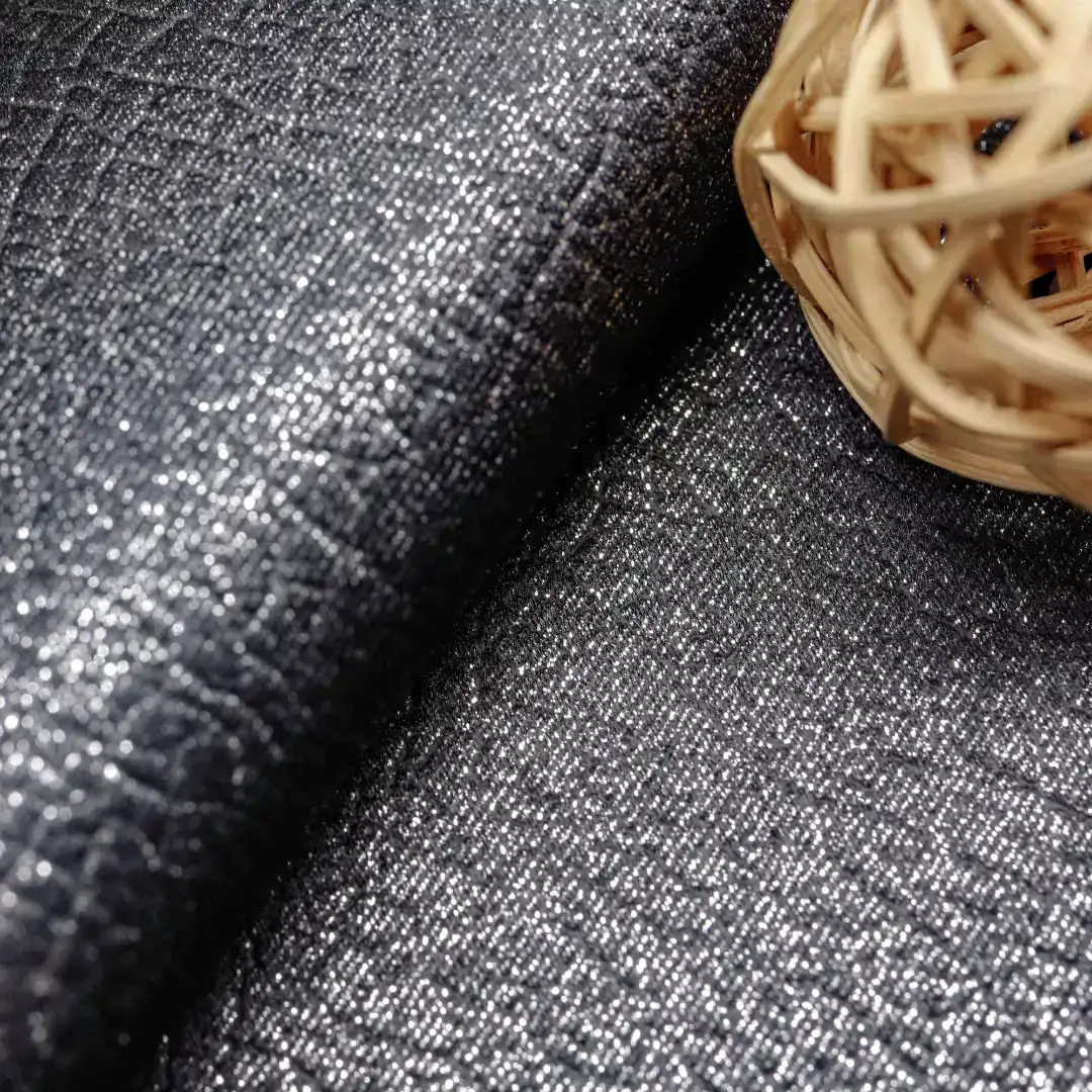China Fabric for Denim Jacket,Bomber jacket Crepe Synthetic Woven Fabric Polyester black color buy from China wholesaler bulk order at wholesale price free worldwide shipping Alibaba