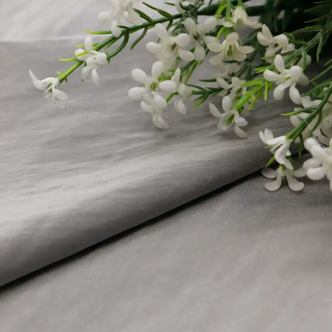 China Fabric for Over Shirt Nylon Crepe Synthetic Woven Fabric Nylon grey color buy from China wholesaler bulk order at wholesale price free worldwide shipping Alibaba