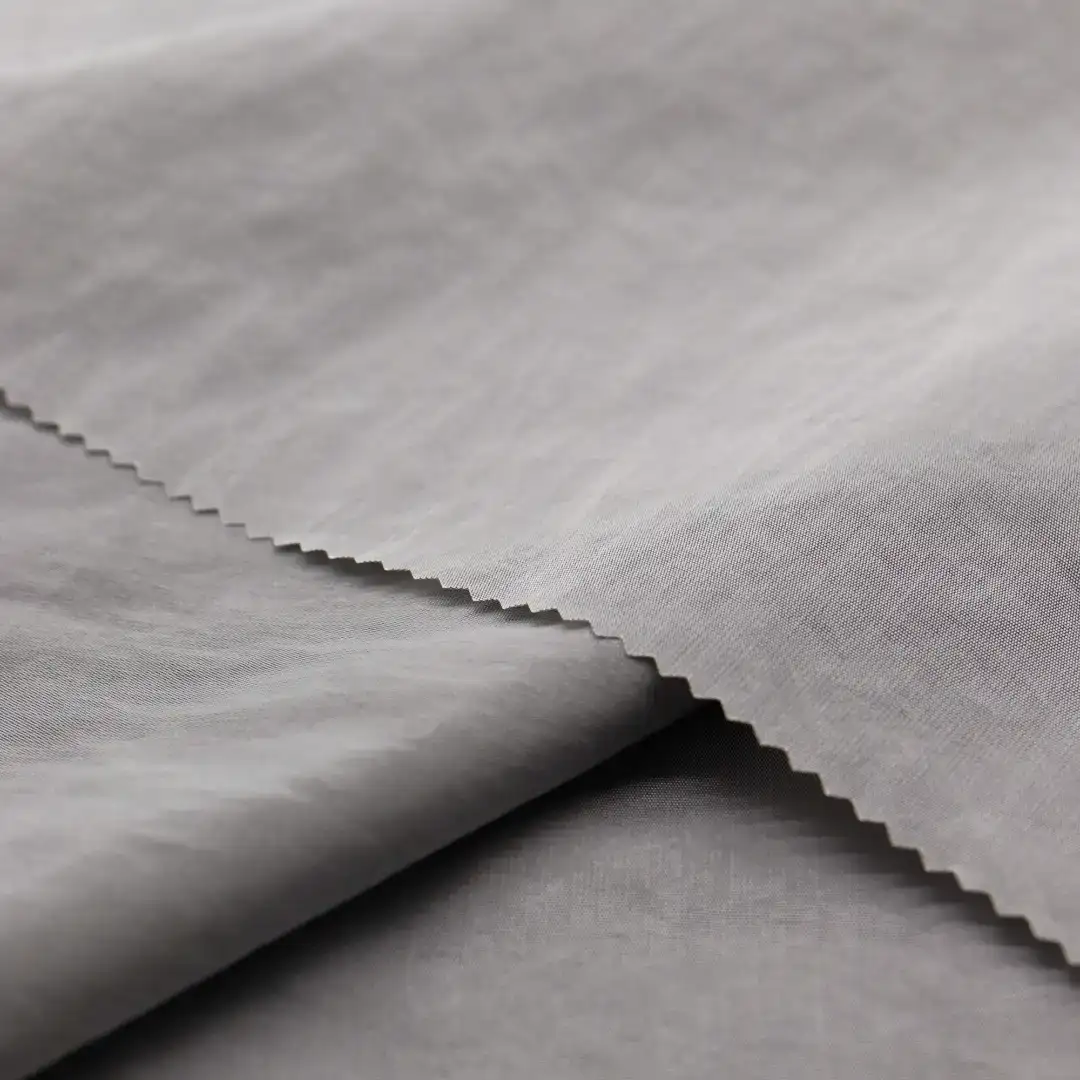 China Fabric for Over Shirt Nylon Crepe Synthetic Woven Fabric Nylon grey color buy from China wholesaler bulk order at wholesale price free worldwide shipping Alibaba