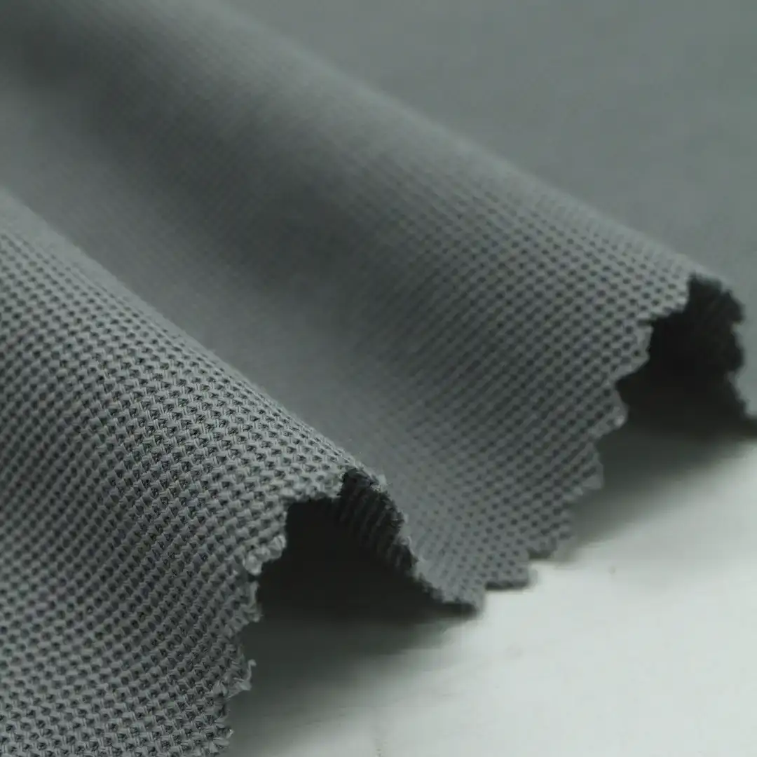 China Fabric for T-Shirt,Polo Shirt,Sports Bras Pique Knit Fabric Cotton Polyester grey color buy from China wholesaler bulk order at wholesale price free worldwide shipping Alibaba