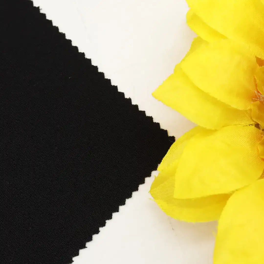 China Fabric for T-Shirt,Polo Shirt Cotton Plain Natural Woven Fabric Polyester Spandex black color buy from China wholesaler bulk order at wholesale price free worldwide shipping Alibaba