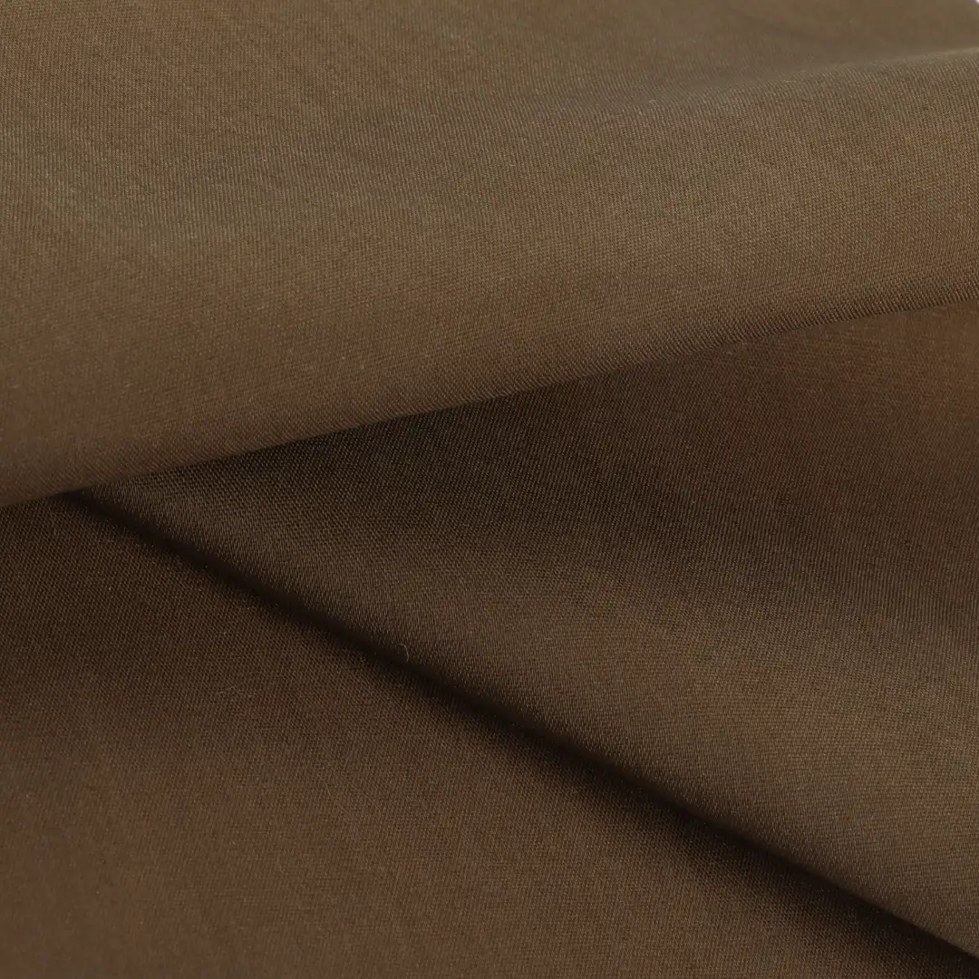 China Fabric for Pants,Skirt Poplin Woven Blended Fabric Polyester Cotton Spandex Pink Blue White Brown Black Navy Beige Red Khaki Indigo color buy from China wholesaler bulk order at wholesale price free worldwide shipping Alibaba