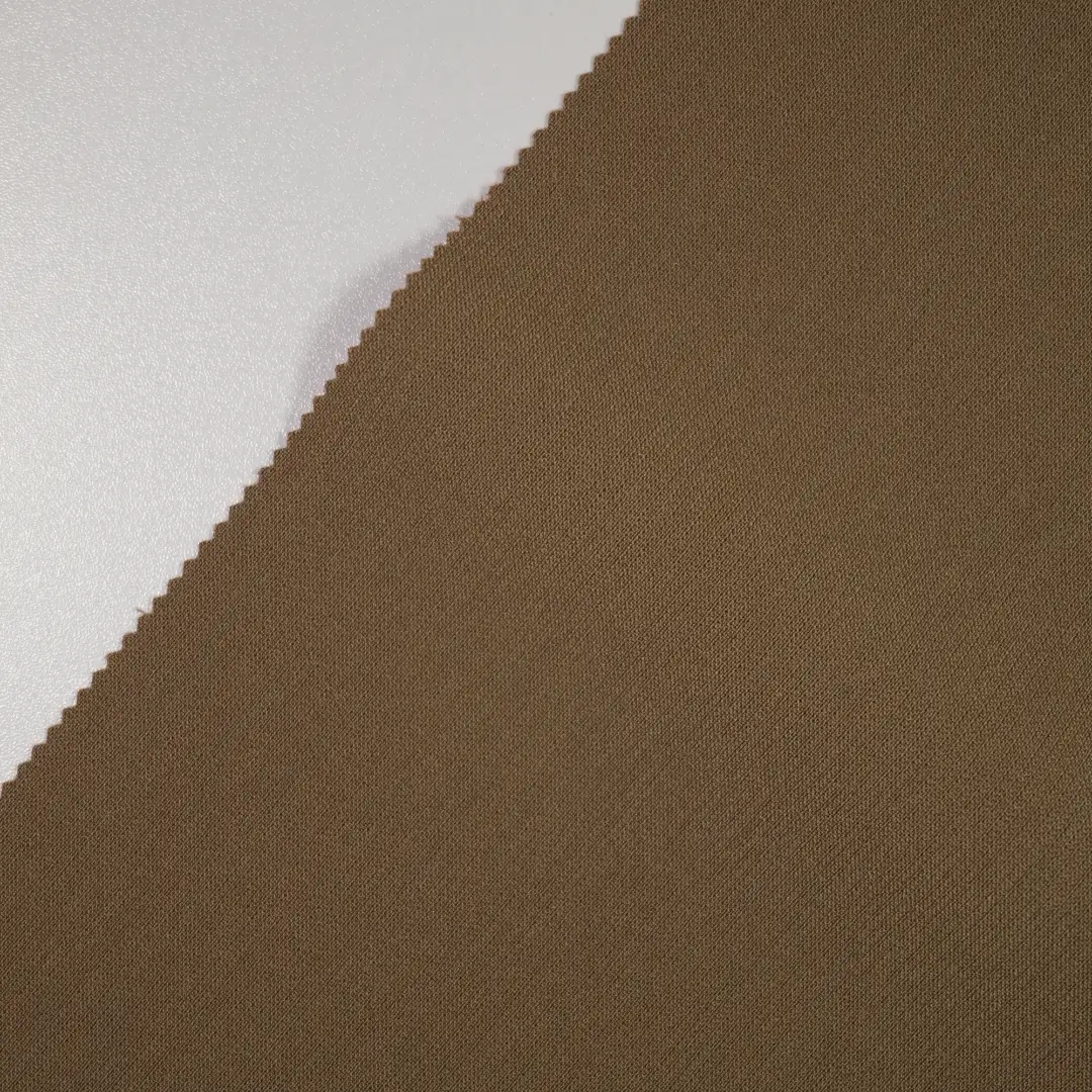 China Fabric for Blazer,Suit Polyester/Rayon Twill Woven Blended Fabric Polyester Rayon Spandex brown color buy from China wholesaler bulk order at wholesale price free worldwide shipping Alibaba