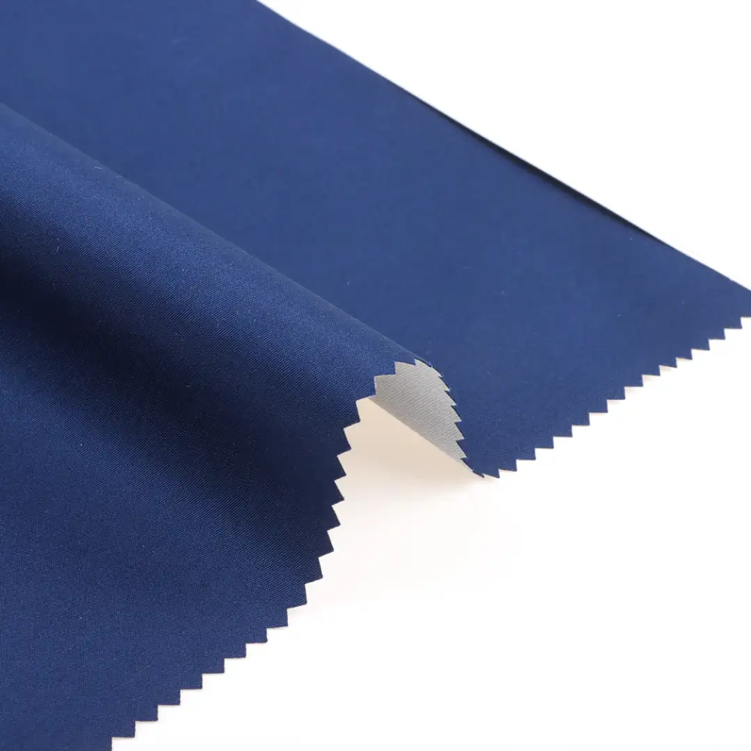 China Fabric for Jackets,Uniform,Waist coat Polyester Peach Skin Microfiber Fabric Synthetic Woven Fabric Polyester Dark blue color buy from China wholesaler bulk order at wholesale price free worldwide shipping Alibaba