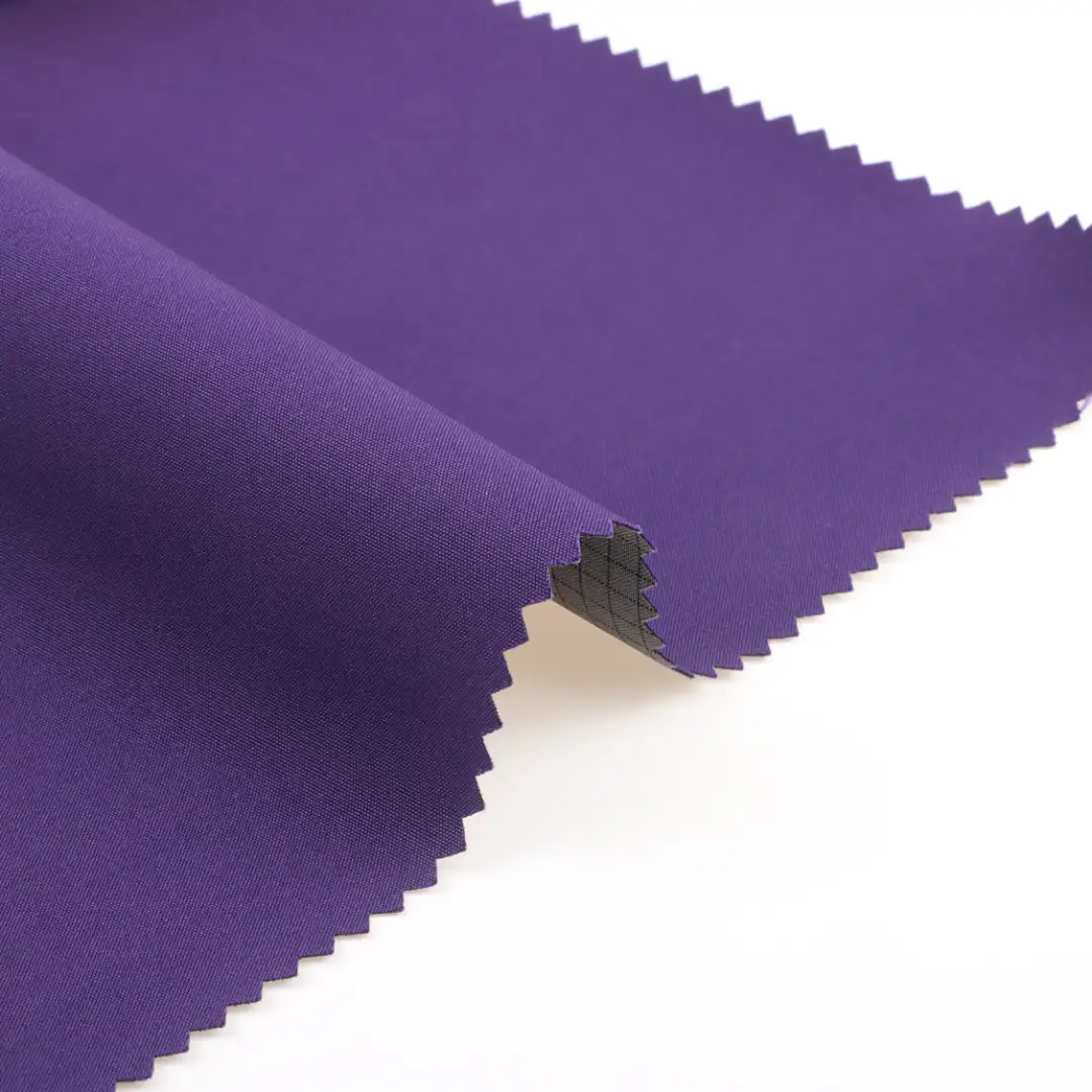 China Fabric for Pants,Jackets,Trench Coat,Waist coat Polyester Oxford Synthetic Woven Fabric Polyester violet color buy from China wholesaler bulk order at wholesale price free worldwide shipping Alibaba