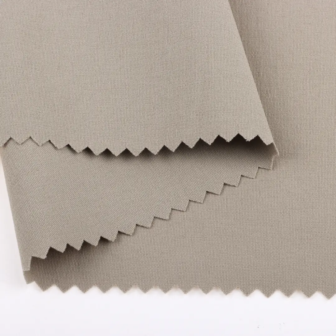 China Fabric for Pants,Jackets,Waist coat Taslon Synthetic Woven Fabric Nylon Spandex Dark grey color buy from China wholesaler bulk order at wholesale price free worldwide shipping Alibaba