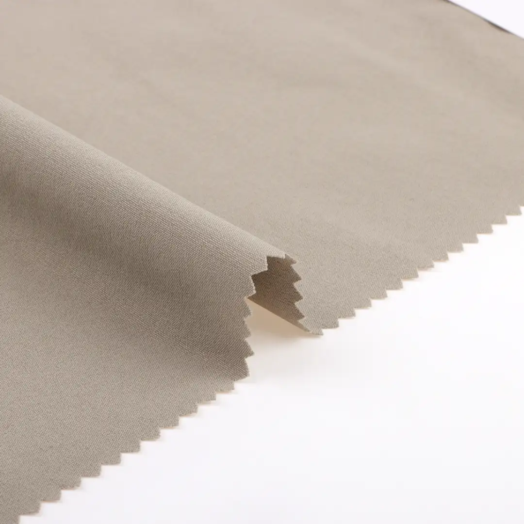 China Fabric for Pants,Jackets,Waist coat Taslon Synthetic Woven Fabric Nylon Spandex Dark grey color buy from China wholesaler bulk order at wholesale price free worldwide shipping Alibaba