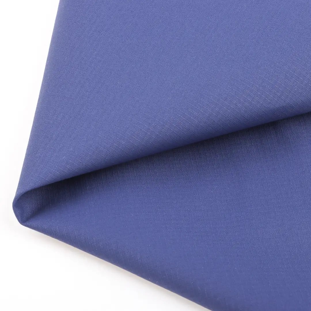 China Fabric for Padded Jacket,Uniform,Waist coat Polyester Pongee Synthetic Woven Fabric Polyester Dark blue color buy from China wholesaler bulk order at wholesale price free worldwide shipping Alibaba
