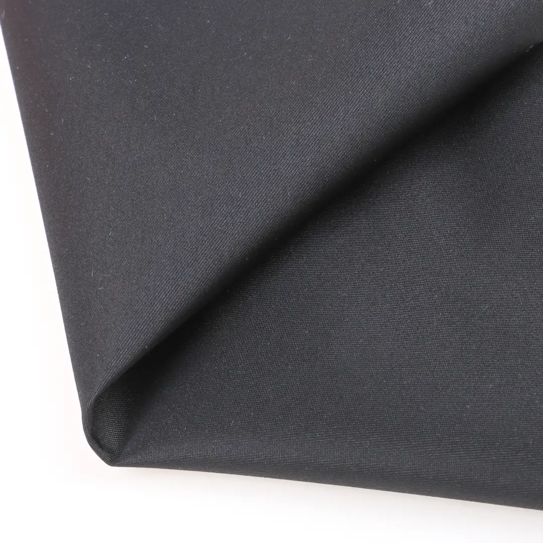 China Fabric for Pants,Jackets,Uniform,Waist coat Twill Synthetic Woven Fabric Polyester BLACK color buy from China wholesaler bulk order at wholesale price free worldwide shipping Alibaba