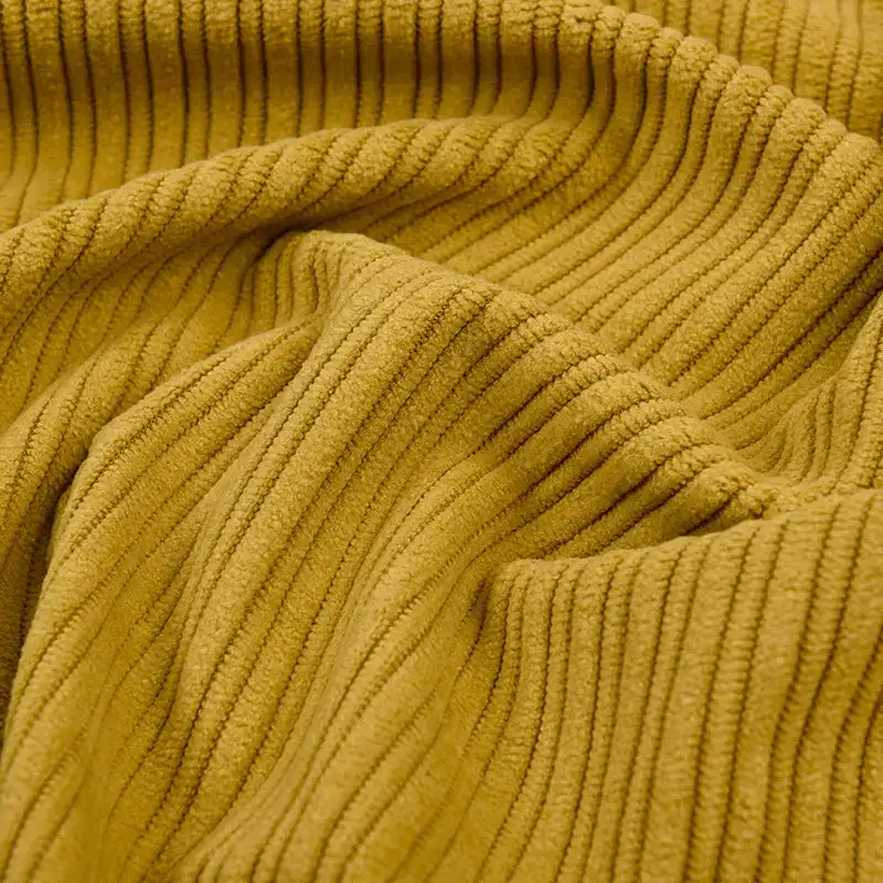 China Fabric for Pants,Jogger,Full-Zipper Cardigan ,Round Neck Pullover ,Knitted Trousers ,Men's Pants ,Loungewear,Sweatshirt,Over Shirt knitted Corduroy Knit Fabric Polyester Yellow color buy from China wholesaler bulk order at wholesale price free worldwide shipping Alibaba