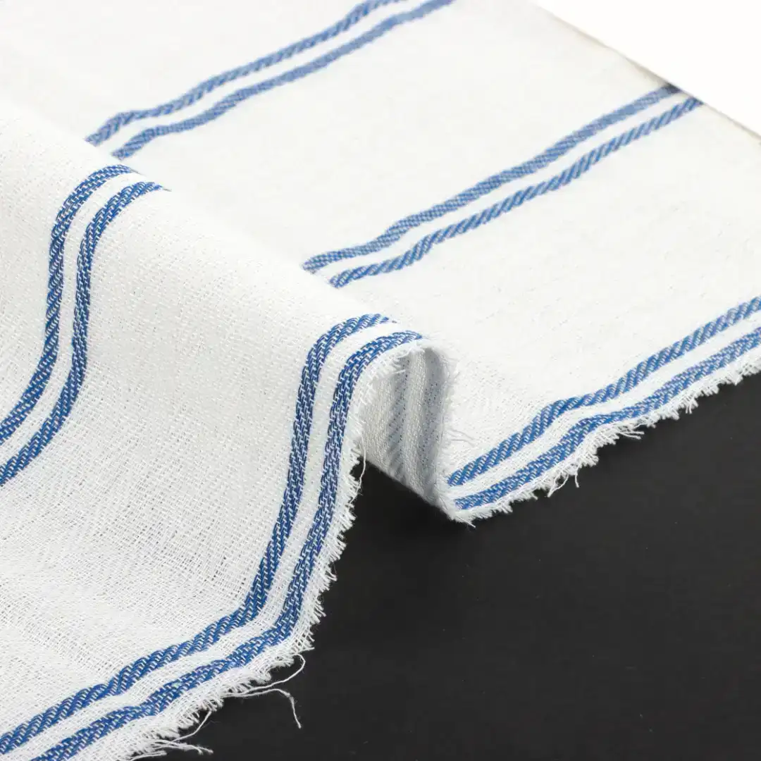 China Fabric for Shirt,Blouse,Skirt,Shorts Cotton Double Layer Natural Woven Fabric Cotton stripe color buy from China wholesaler bulk order at wholesale price free worldwide shipping Alibaba