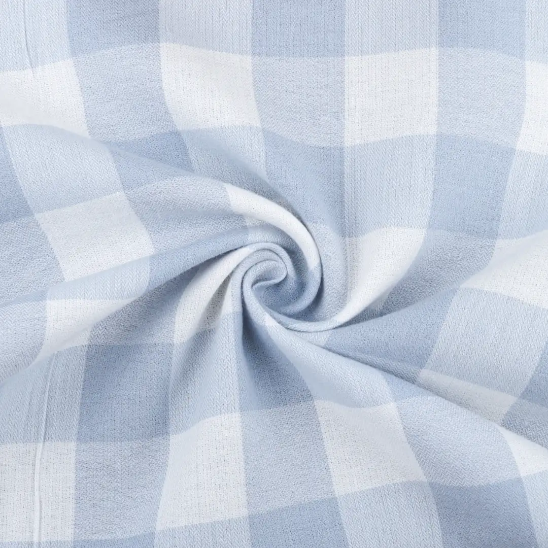 China Fabric for Shirt,Blouse,Skirt,Shorts Yarn Dyed Check Natural Woven Fabric Cotton check color buy from China wholesaler bulk order at wholesale price free worldwide shipping Alibaba