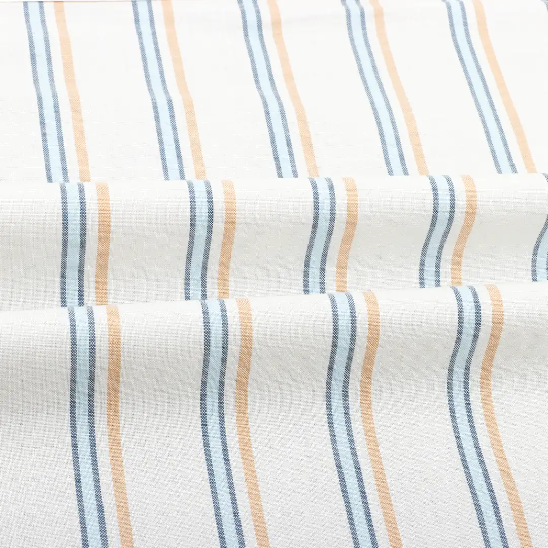 China Fabric for Shirt,Blouse,Skirt,Shorts Yarn Dyed Stripe Natural Woven Fabric Cotton stripe color buy from China wholesaler bulk order at wholesale price free worldwide shipping Alibaba