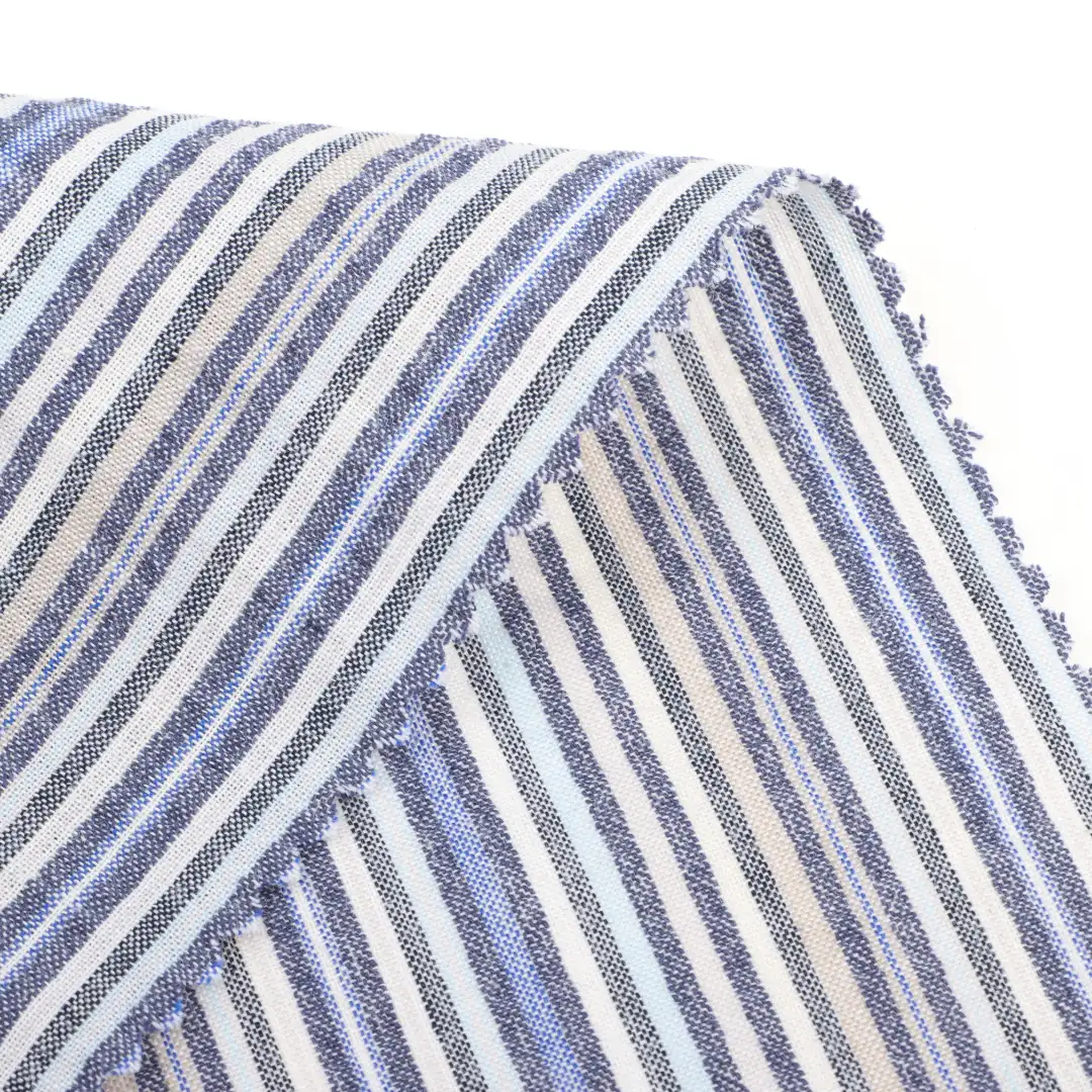 China Fabric for Shirt,Blouse,Skirt,Shorts Cotton Seersucker Natural Woven Fabric Cotton Stripe color buy from China wholesaler bulk order at wholesale price free worldwide shipping Alibaba
