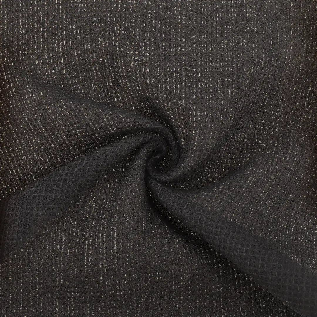 China Fabric for Shirt,T-Shirt,Skirt Jacquard Woven Blended Fabric Cotton Polyester BLACK color buy from China wholesaler bulk order at wholesale price free worldwide shipping Alibaba