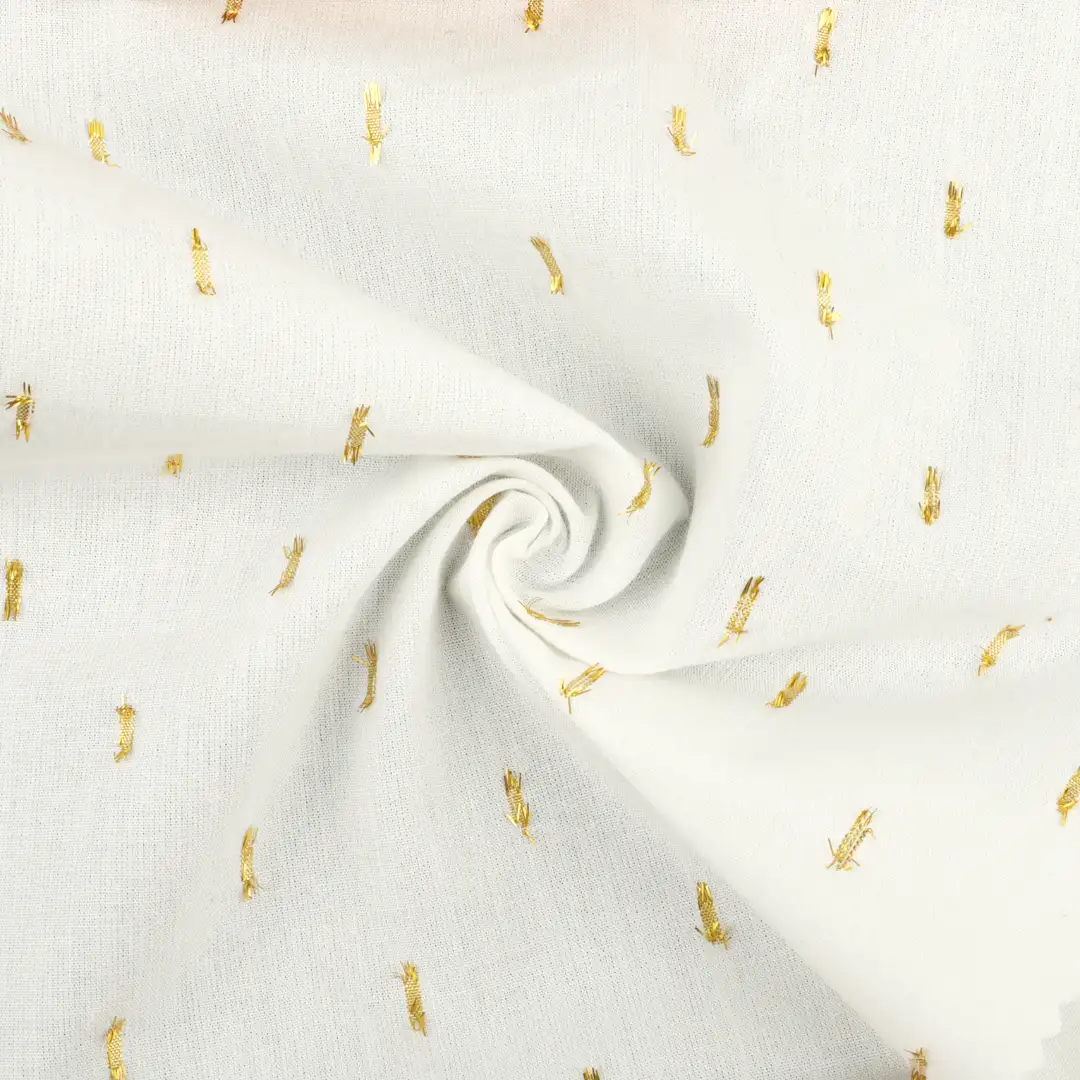 China Fabric for Shirt,Blouse,Skirt,Kids Short Sleeve Peter Pan Collar Pleated Dress CVC Yarn Dye Woven Blended Fabric Cotton Polyester WHITE color buy from China wholesaler bulk order at wholesale price free worldwide shipping Alibaba