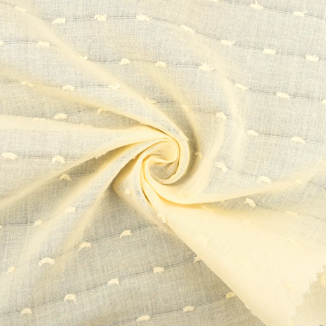 China Fabric for Shirt,Blouse,Skirt,Kids Peter Pan Collar Dress Cotton Cut Flower Natural Woven Fabric Cotton Yellow color buy from China wholesaler bulk order at wholesale price free worldwide shipping Alibaba