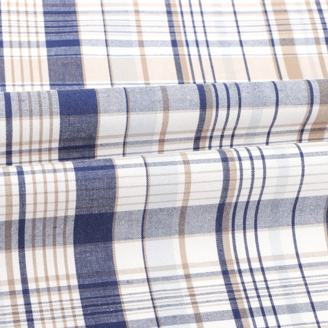 China Fabric for Shirt,Blouse,Skirt,Shorts Yarn Dyed Check Natural Woven Fabric Cotton Check color buy from China wholesaler bulk order at wholesale price free worldwide shipping Alibaba