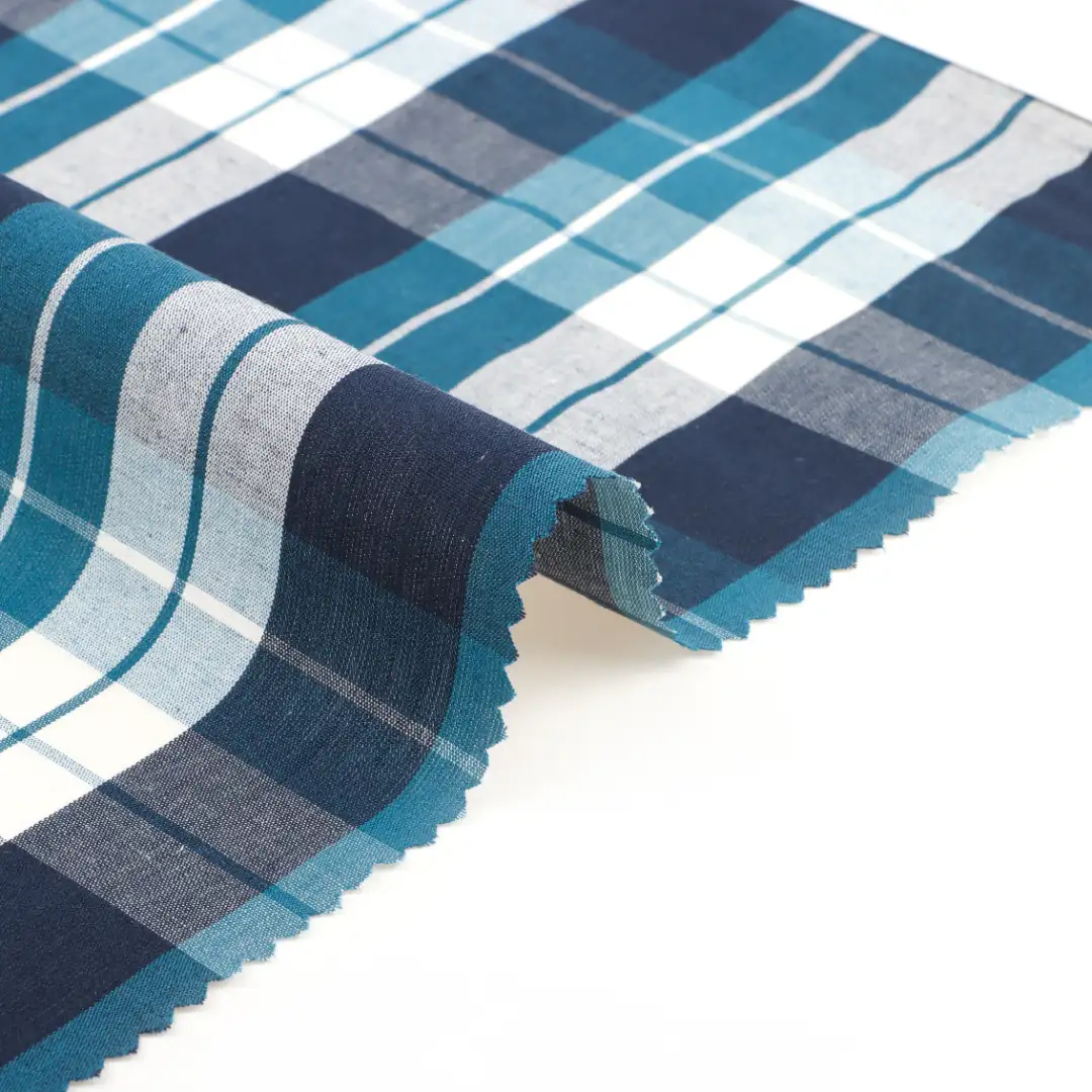 China Fabric for Shirt,Blouse,Skirt,Shorts TC Poplin Woven Blended Fabric Cotton Polyester Check color buy from China wholesaler bulk order at wholesale price free worldwide shipping Alibaba