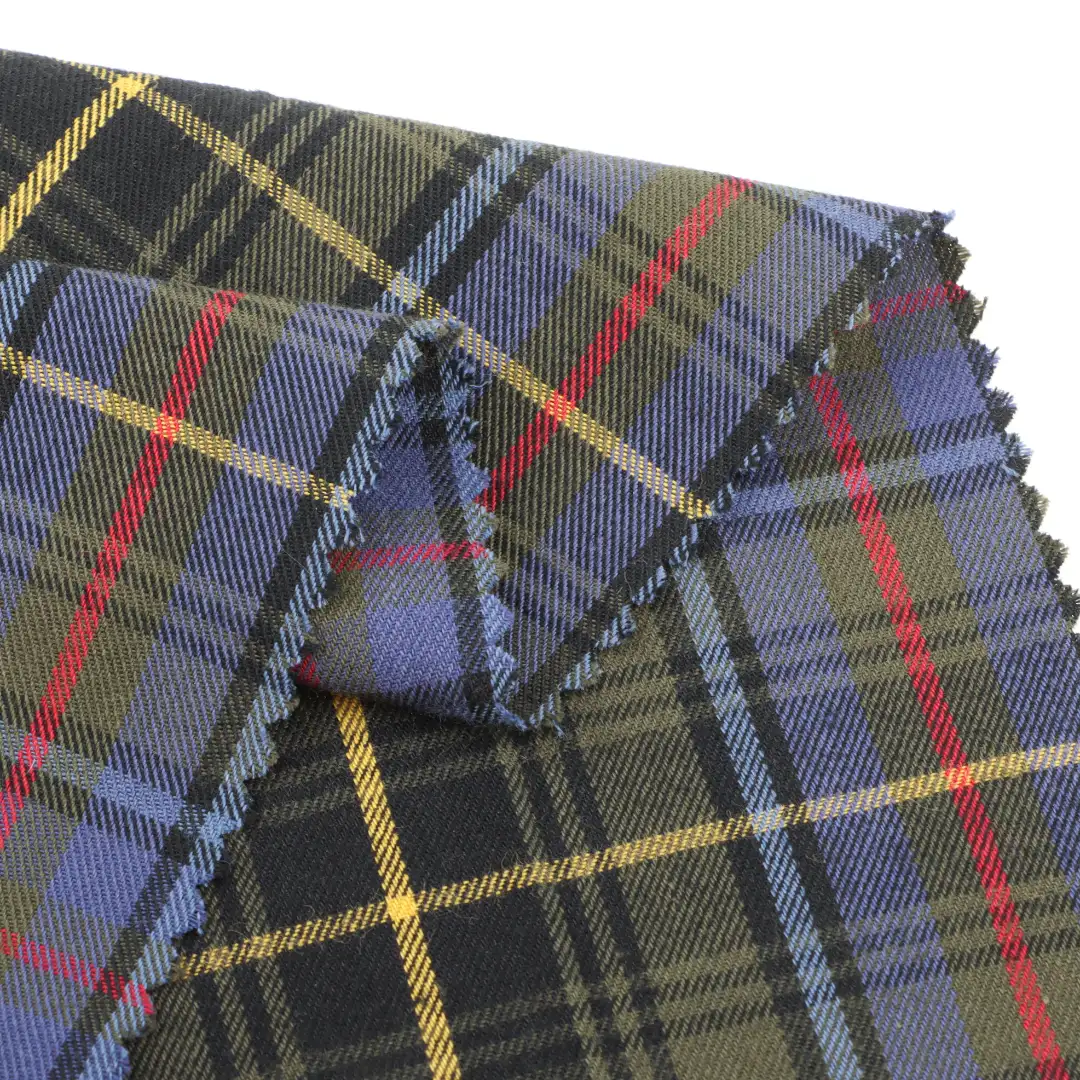 China Fabric for Shirt,Blouse,Skirt,Kids Short Sleeve Peter Pan Collar Pleated Dress Yarn Dyed Check Natural Woven Fabric Cotton Check color buy from China wholesaler bulk order at wholesale price free worldwide shipping Alibaba