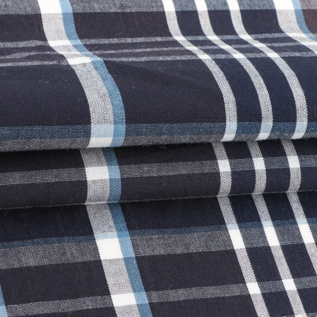 China Fabric for Shirt,Blouse,Skirt,Shorts Yarn Dyed Check Natural Woven Fabric Cotton Check color buy from China wholesaler bulk order at wholesale price free worldwide shipping Alibaba