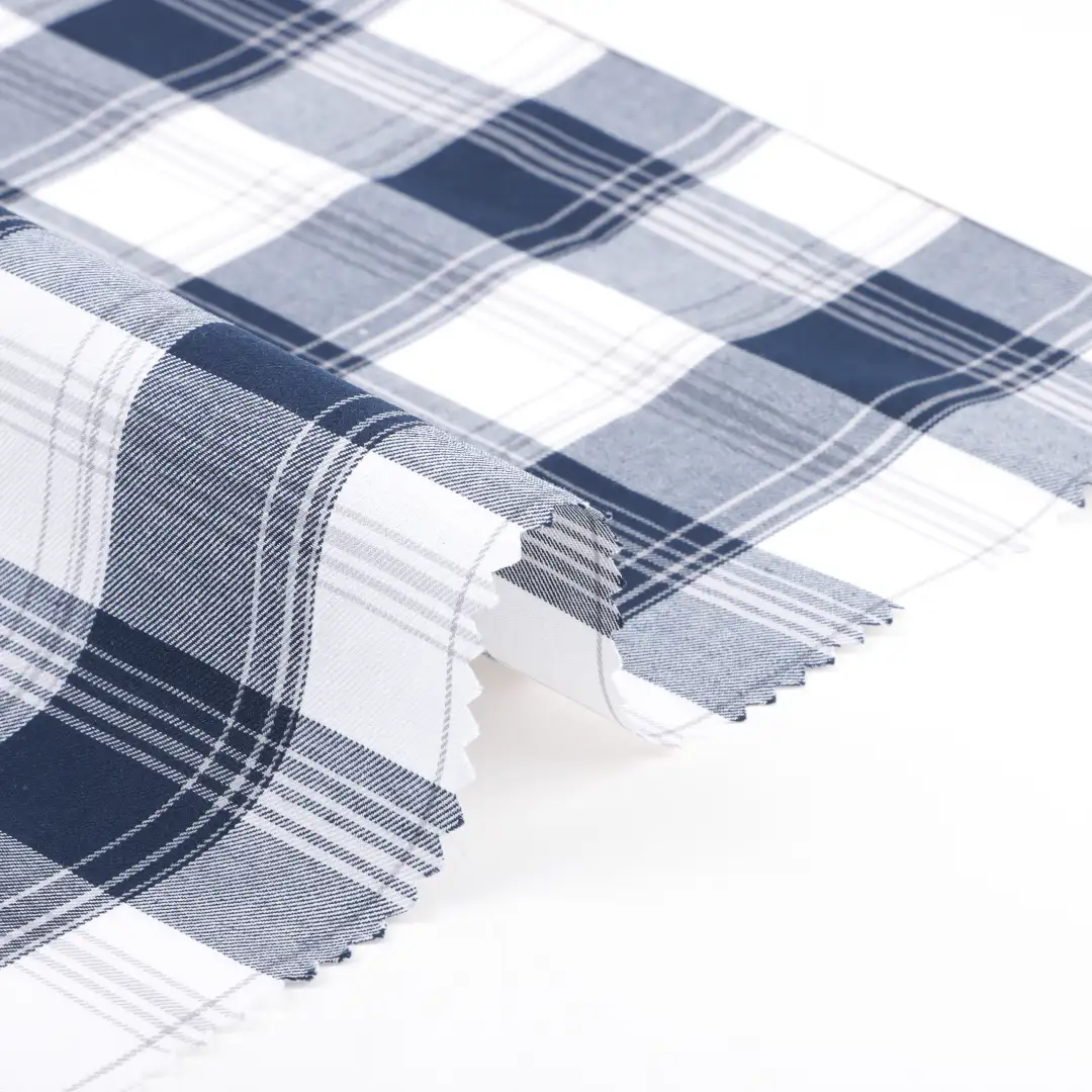 China Fabric for Shirt,Blouse,Skirt,Shorts Yarn Dyed Check Natural Woven Fabric Cotton Check color buy from China wholesaler bulk order at wholesale price free worldwide shipping Alibaba