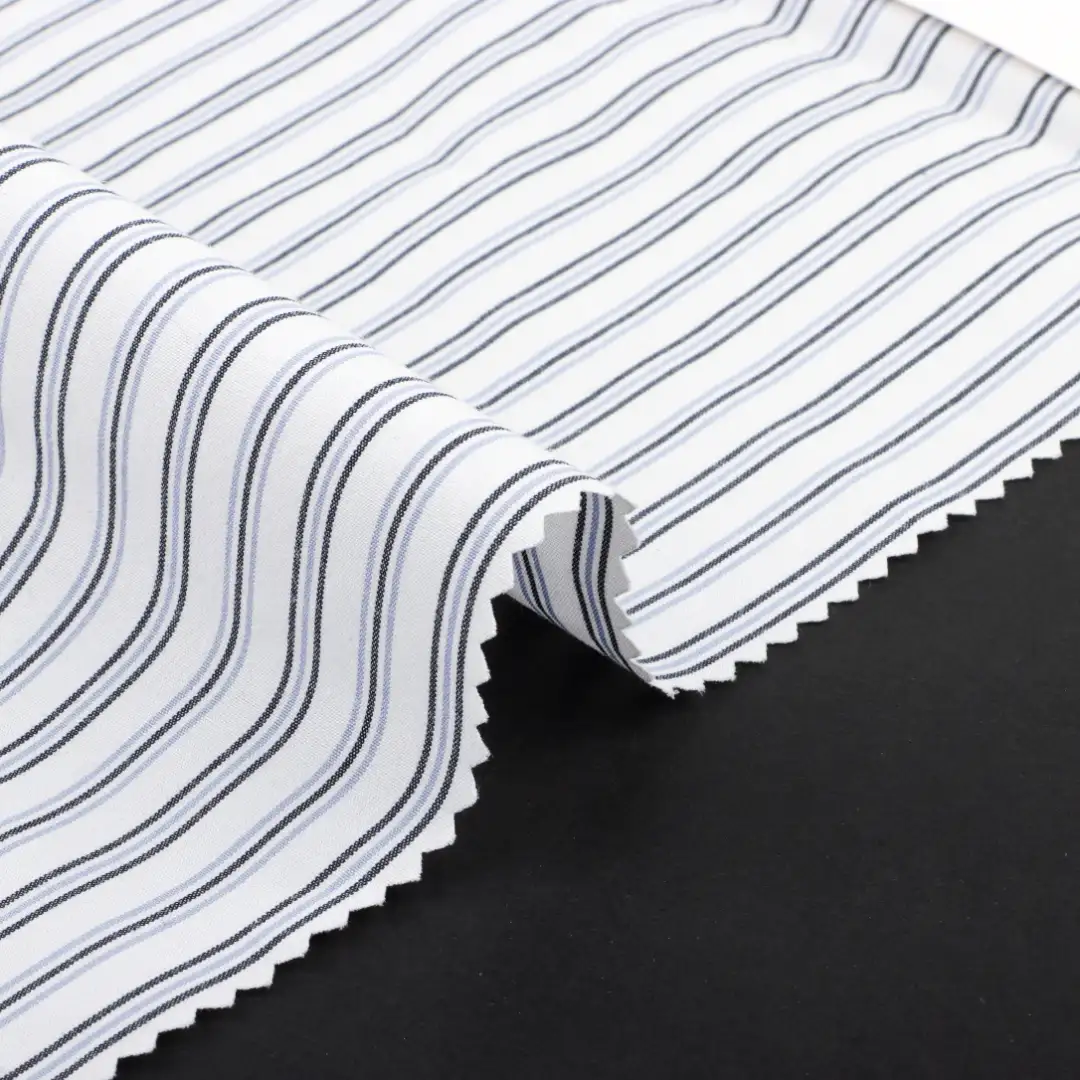 China Fabric for Shirt,Blouse,Skirt,Shorts Yarn Dyed Stripe Natural Woven Fabric Cotton Stripe color buy from China wholesaler bulk order at wholesale price free worldwide shipping Alibaba