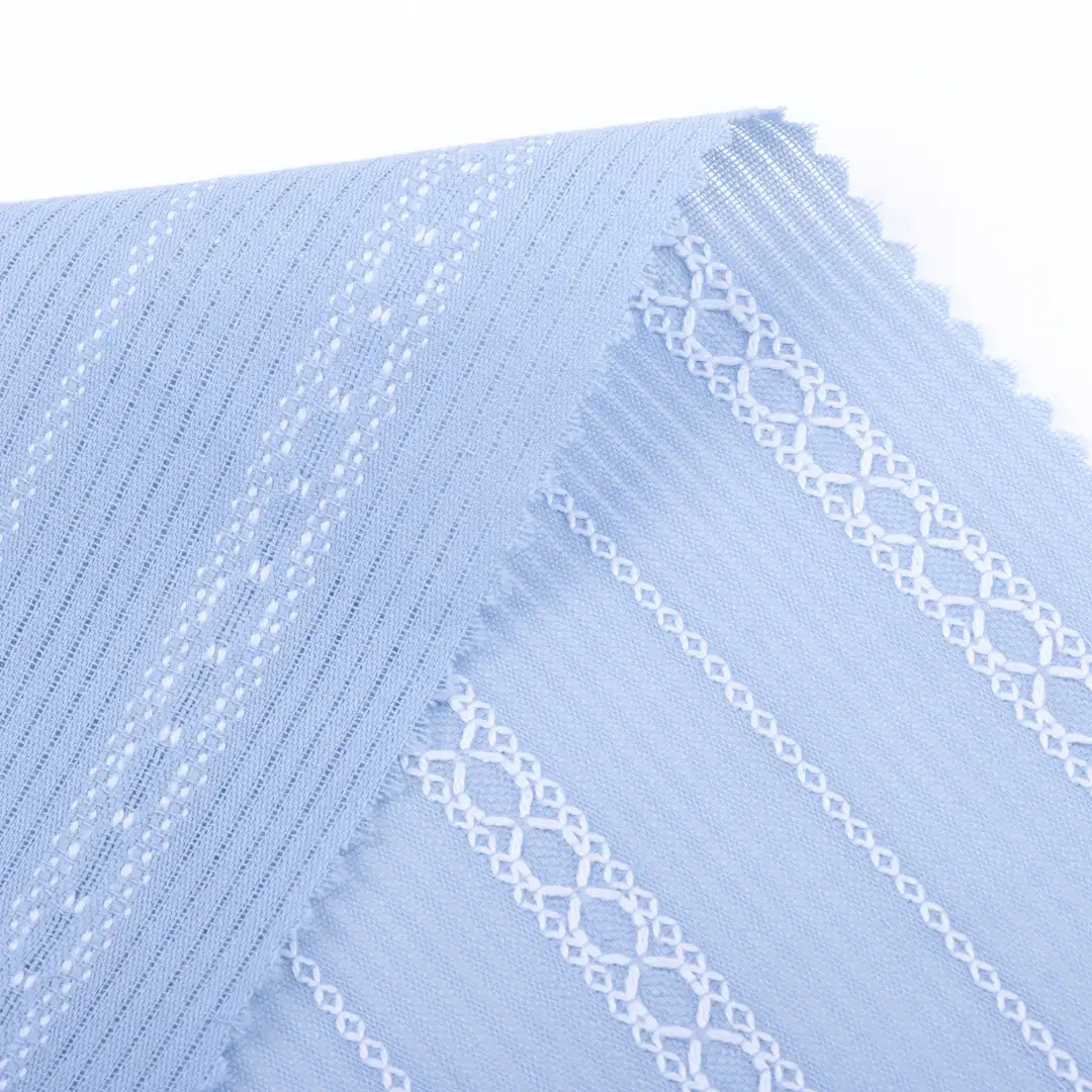 China Fabric for Shirt,Blouse,Skirt,Shorts,Kids Bow-Tie Short Sleeve Shirt Cotton YD Jacquard Natural Woven Fabric Cotton Blue color buy from China wholesaler bulk order at wholesale price free worldwide shipping Alibaba