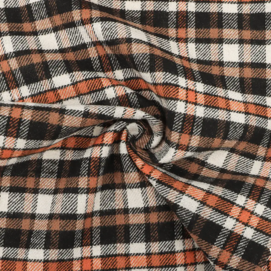 China Fabric for Shirt,Blouse,Skirt,Kids Short Sleeve Peter Pan Collar Pleated Dress Cotton YD Flannel Natural Woven Fabric Cotton Check color buy from China wholesaler bulk order at wholesale price free worldwide shipping Alibaba