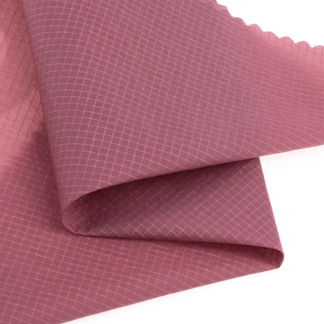 China Fabric for Jackets,Padded Jacket Nylon Taffeta Synthetic Woven Fabric Polyamide DARK RED color buy from China wholesaler bulk order at wholesale price free worldwide shipping Alibaba