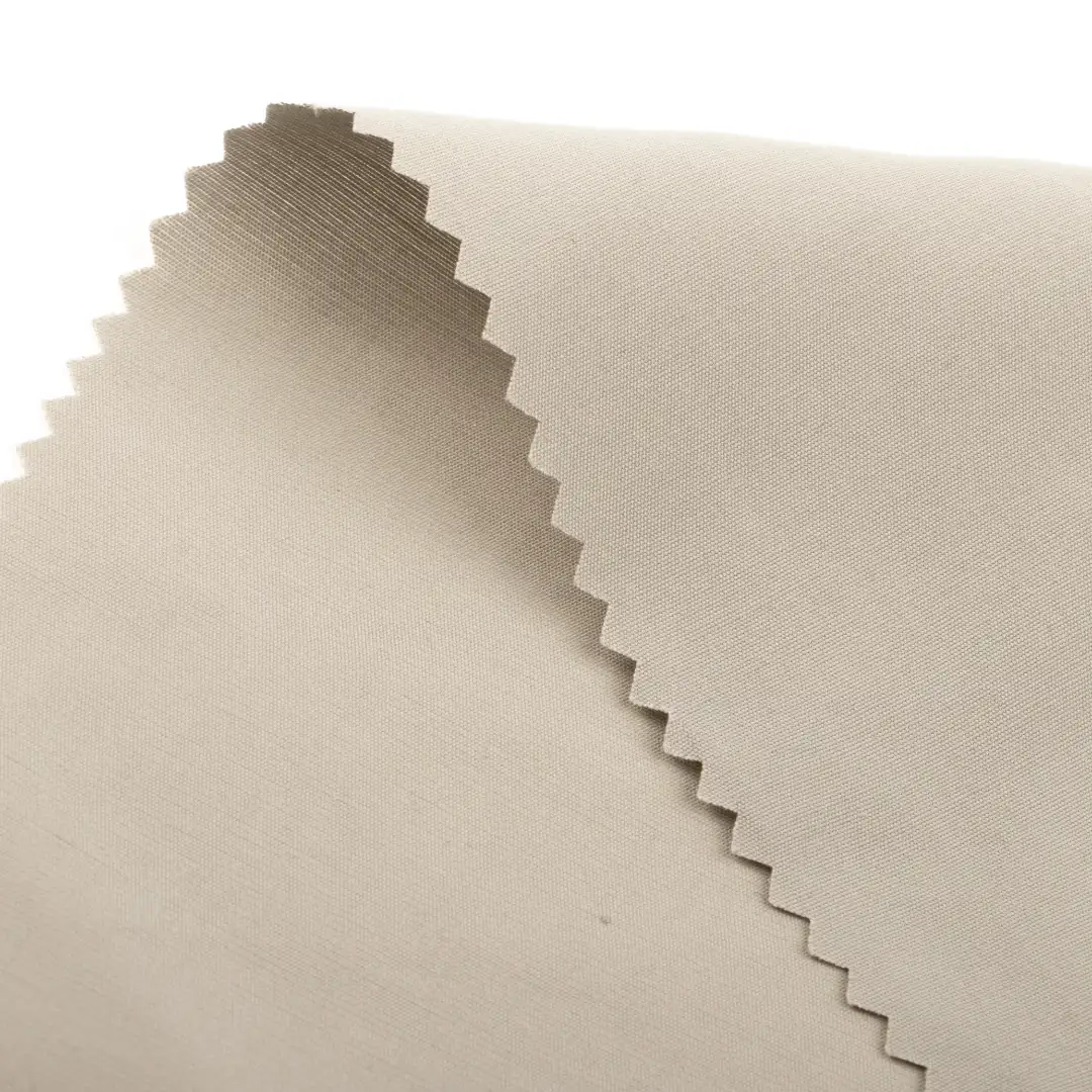 China Fabric for Shirt,Blouse,Crop Top Polyester/Rayon Plain Woven Blended Fabric Rayon Polyester khaki color buy from China wholesaler bulk order at wholesale price free worldwide shipping Alibaba