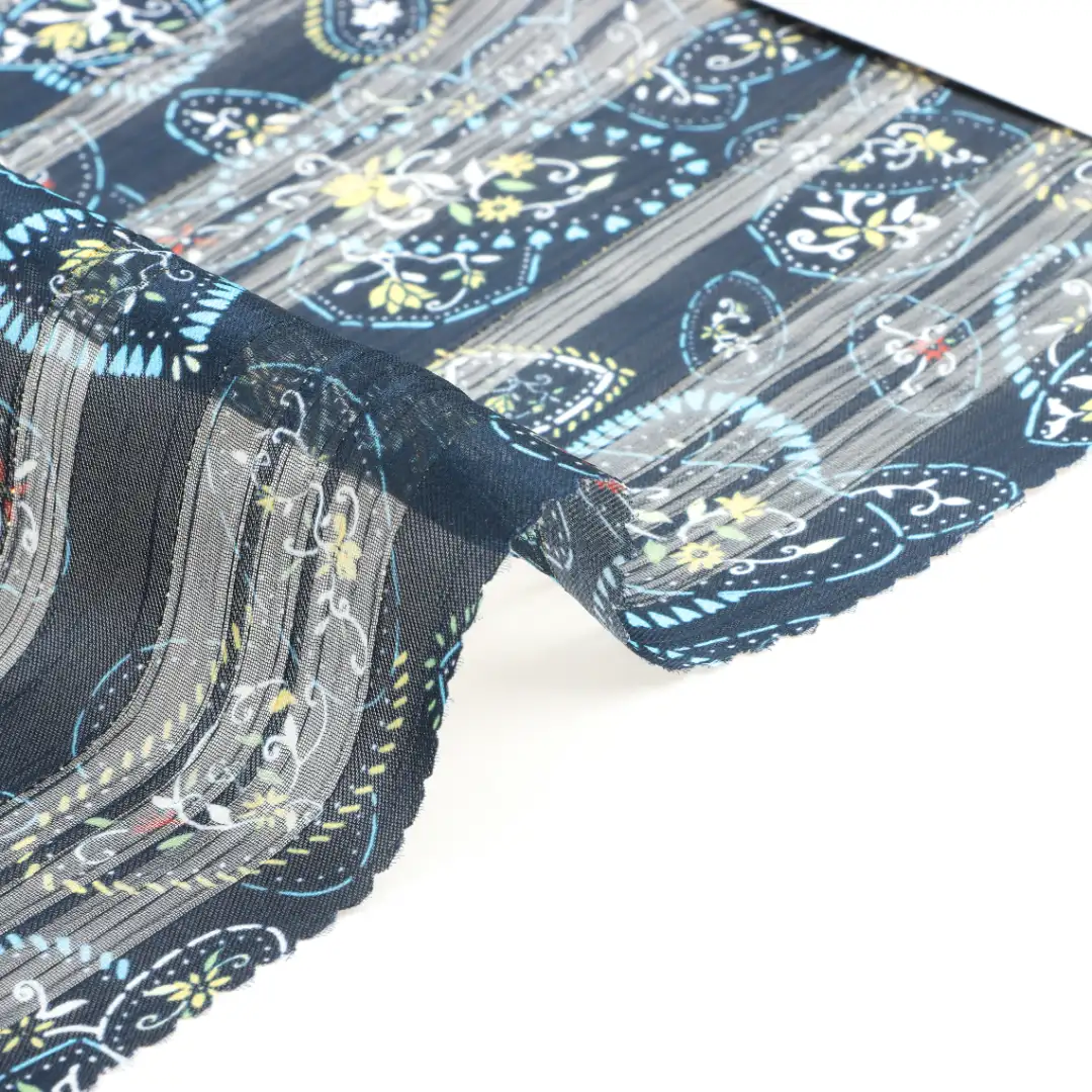 China Fabric for Skirt Chiffon Synthetic Woven Fabric Polyester printing color buy from China wholesaler bulk order at wholesale price free worldwide shipping Alibaba