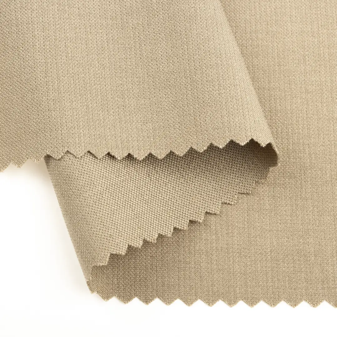 China Fabric for Pants,Skirt Four Stretch Polyester Woven Fabric Synthetic Woven Fabric Polyester Elastane brown color buy from China wholesaler bulk order at wholesale price free worldwide shipping Alibaba
