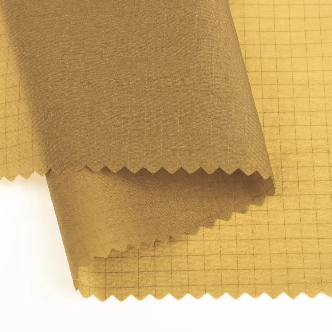 China Fabric for Down Jacket,Padded Jacket Nylon Taffeta Synthetic Woven Fabric Nylon yellow color buy from China wholesaler bulk order at wholesale price free worldwide shipping Alibaba