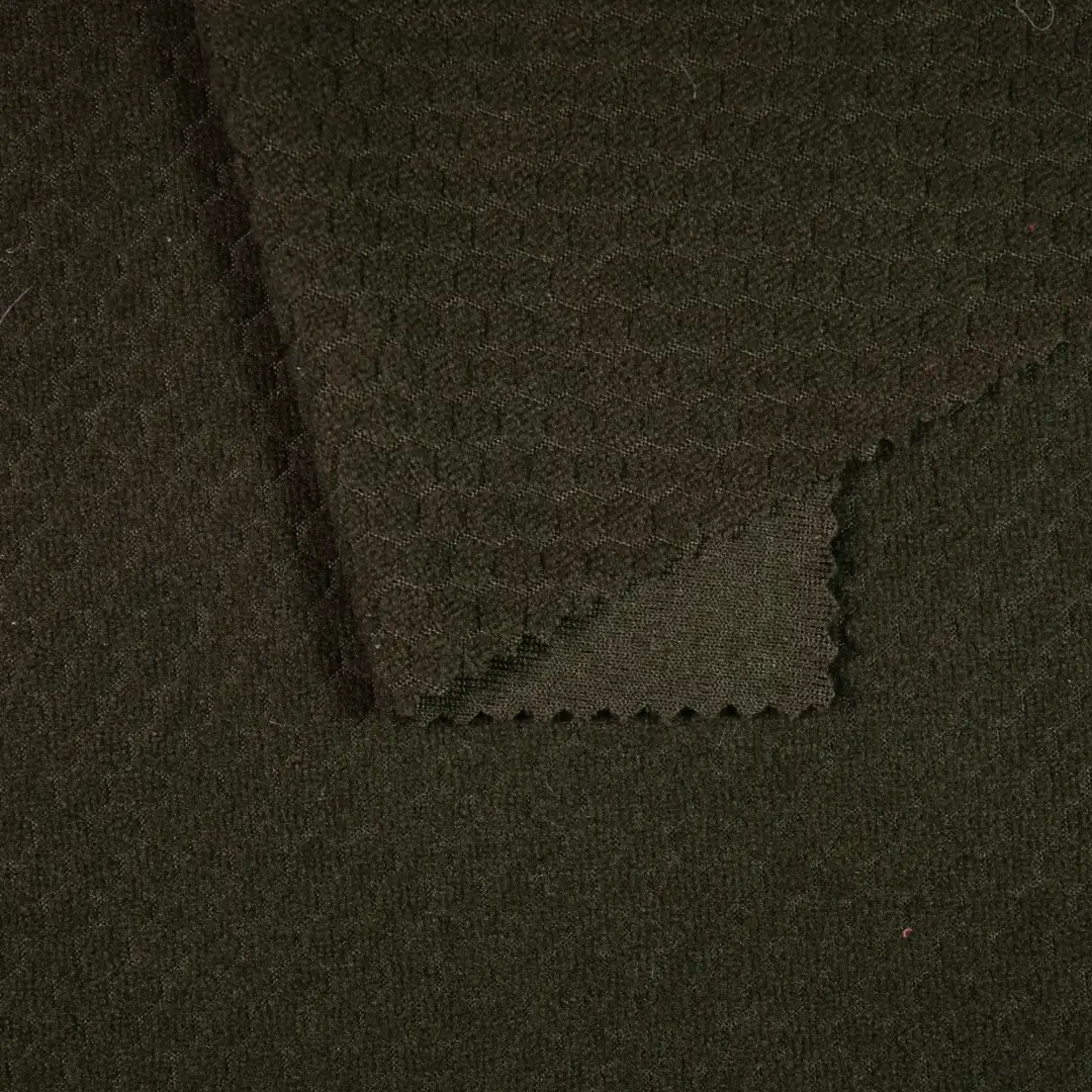 China Fabric for T-Shirt,Polo Shirt Jacquard Knit Fabric Polyester coffee color color buy from China wholesaler bulk order at wholesale price free worldwide shipping Alibaba