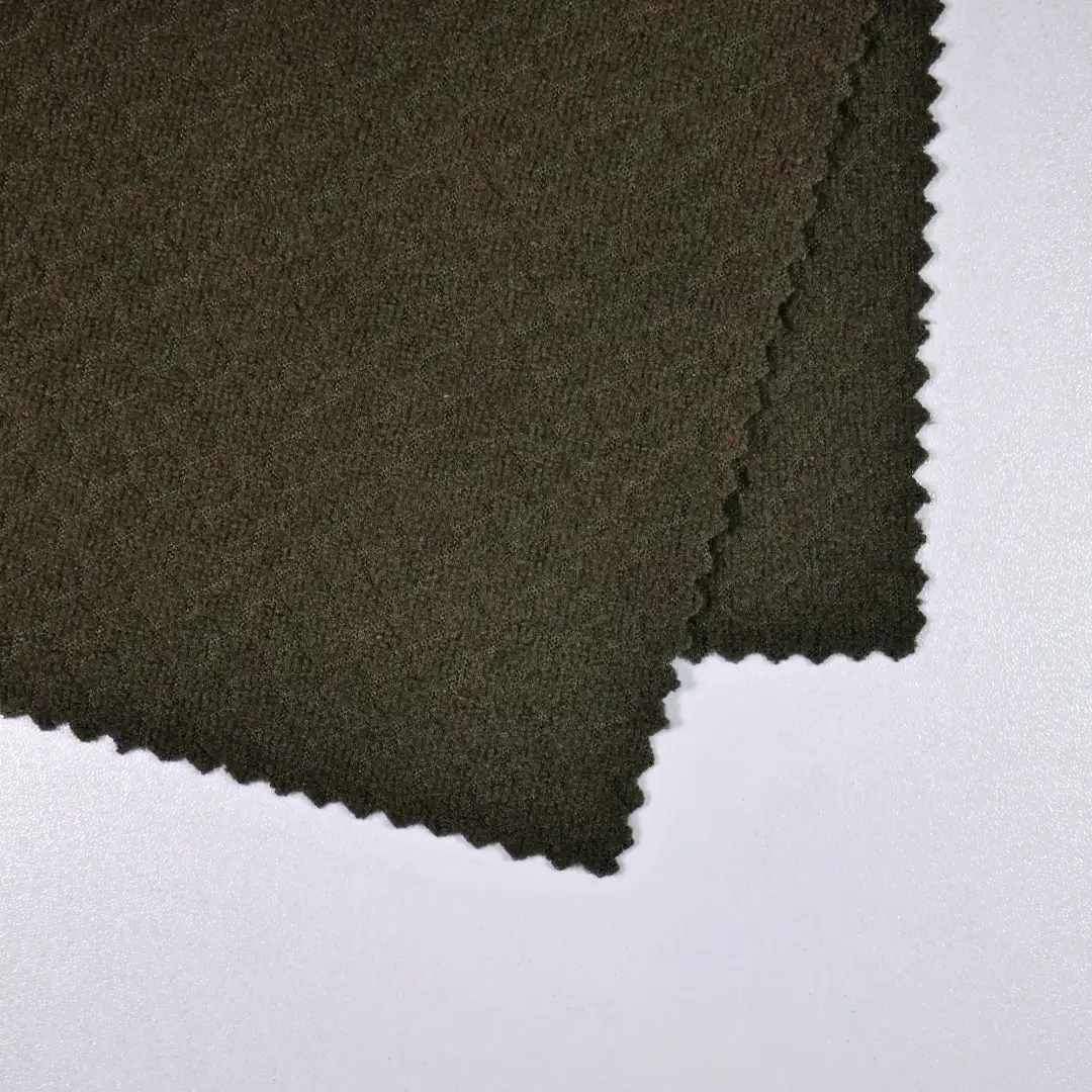 China Fabric for T-Shirt,Polo Shirt Jacquard Knit Fabric Polyester coffee color color buy from China wholesaler bulk order at wholesale price free worldwide shipping Alibaba