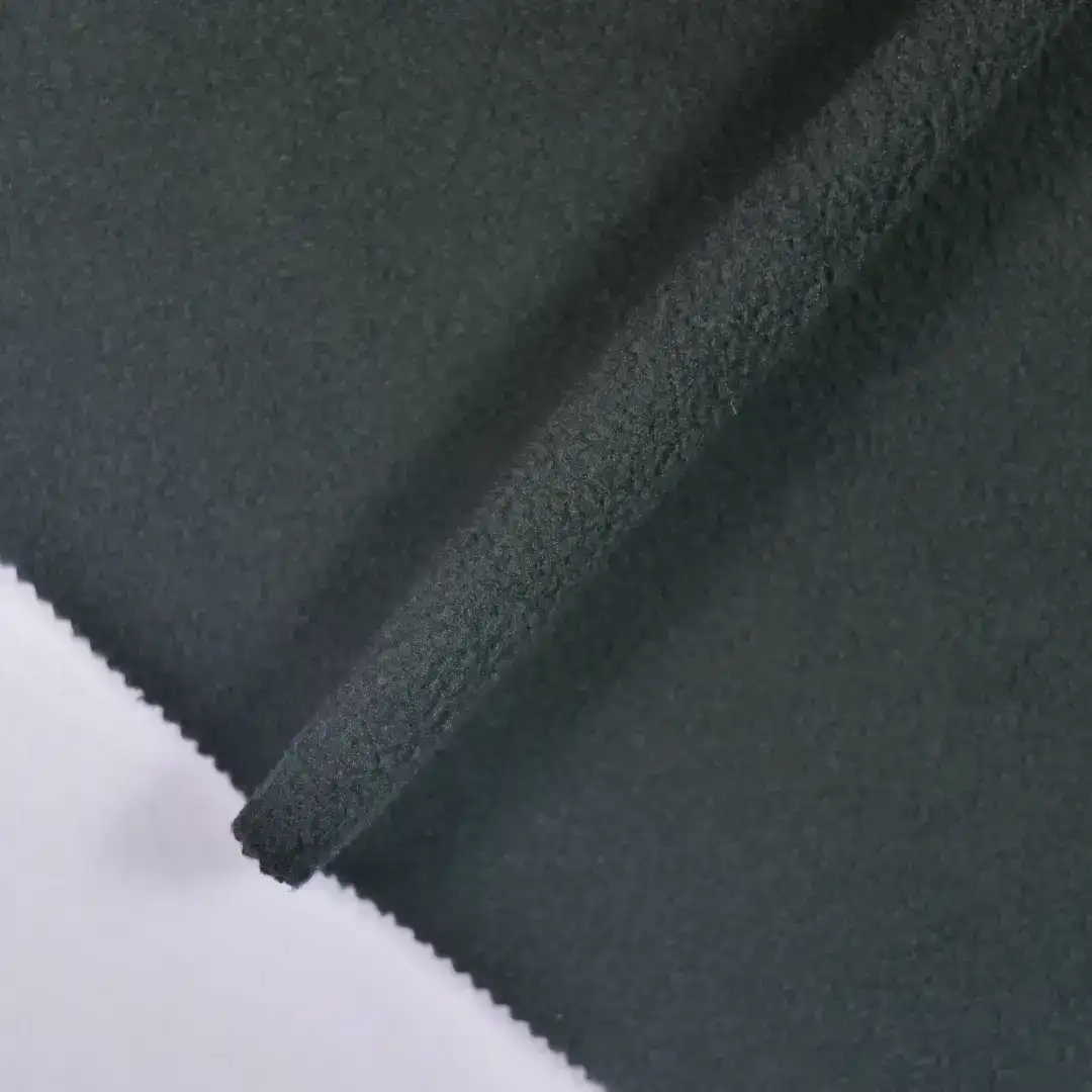 China Fabric for Jackets,Hoodie,Trench Coat,Hoodie  (Sweater) Polar Fleece Knit Fabric Polyester black color buy from China wholesaler bulk order at wholesale price free worldwide shipping Alibaba