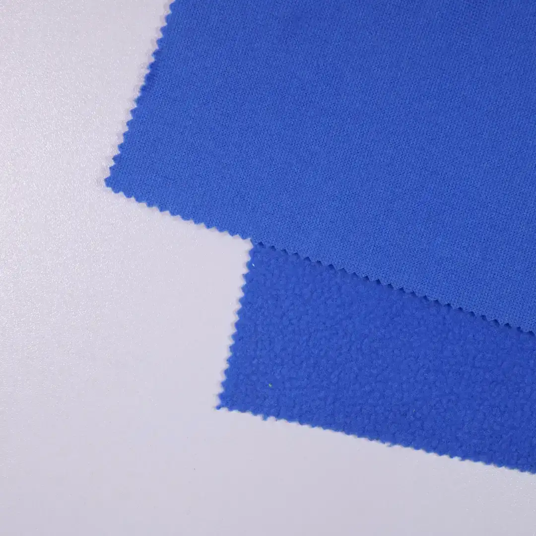 China Fabric for Hoodie,Trench Coat,Hoodie  (Sweater),Kids Casual Trousers Polar Fleece Knit Fabric Polyester blue color buy from China wholesaler bulk order at wholesale price free worldwide shipping Alibaba